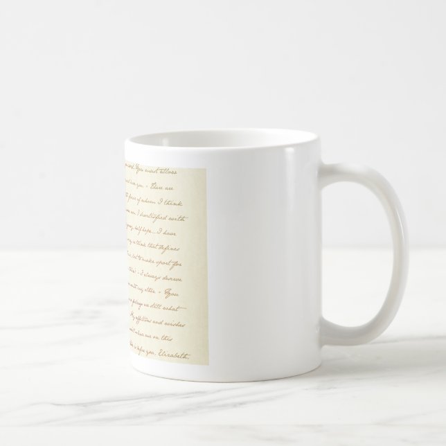 The Best Quotes from Jane Austen Coffee Mug (Right)