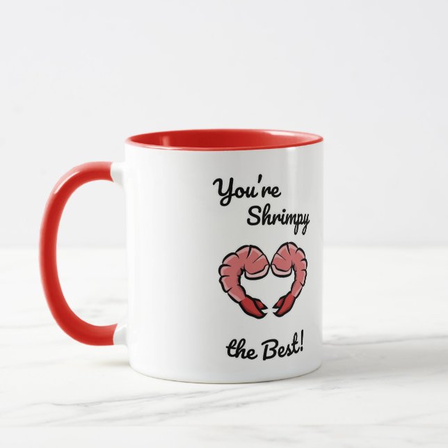 The best shrimp ever mug (Left)