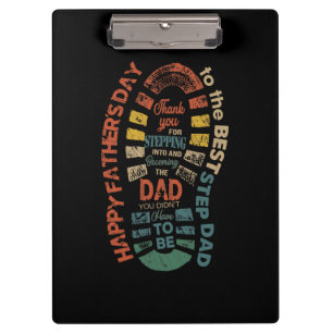 The Best Step Dad Thank You For Stepping Into Clipboard