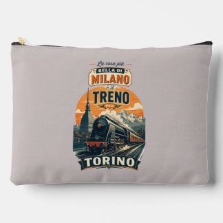 The Best Thing About Milan Is The Train To Turin Accessory Pouch