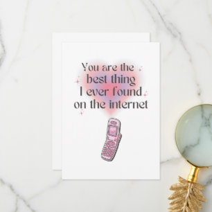 The best thing I found on the internet Thank You Card