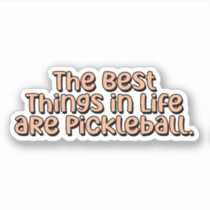 The Best Things in Life are Pickleball Orange