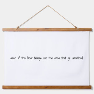 The Best Things Wood Topped Wall Tapestry