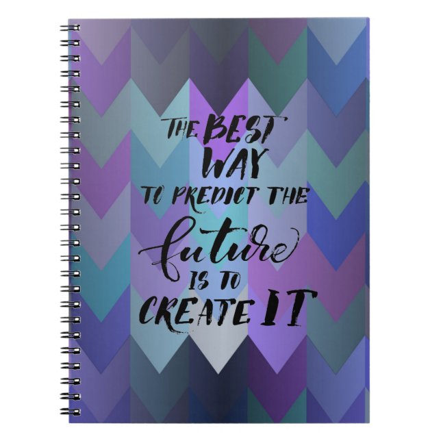 The Best Way Prism Coloured  Journal. Spiral Notebook (Front)