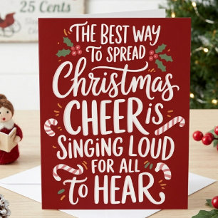 The Best Way To Spread Christmas Cheer Elf Xmas Holiday Card