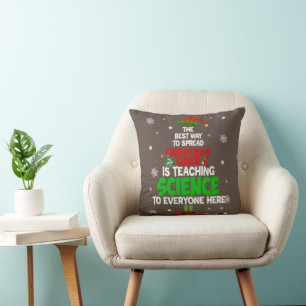 The Best Way To Spread Christmas Cheer Is Teaching Cushion