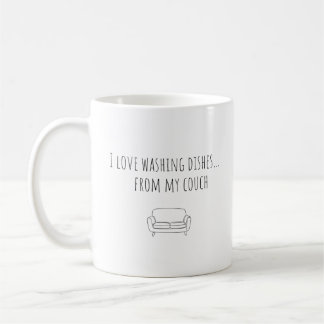 The best way to wash dishes coffee mug
