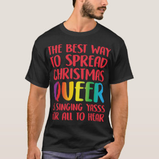 The Best Wayo Spread Christmas Queer vintage T-Shirt