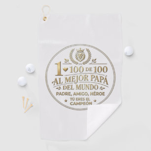 The Best World Dad / Toalla de Golf Towel