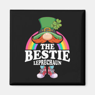 The Bestie Leprechaun St Patricks Day Costume Magnet