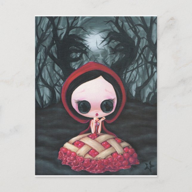 The better to eat you with postcard (Front)