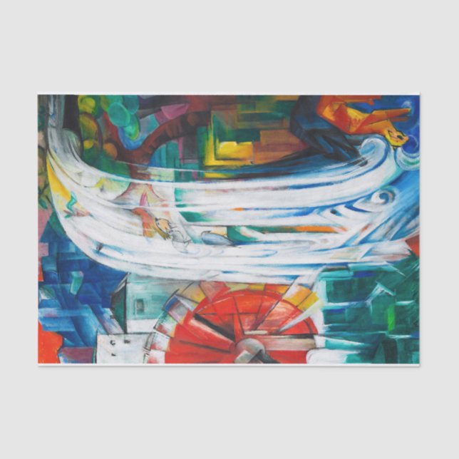 The Bewitched Mill by Franz Marc Tissue Paper (Front)
