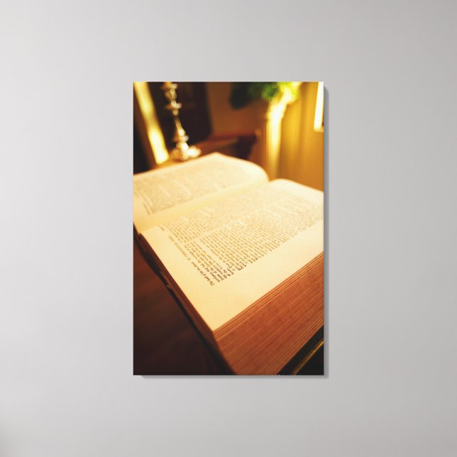 The Bible Canvas Print (Front)