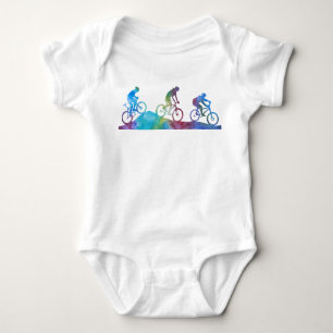 The Bicycles Onesy Baby Bodysuit