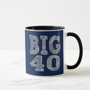 The BIG 40 Fortieth Birthday Mug