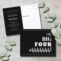 The BIG 40th Birthday Party Invitation