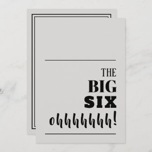 The BIG 60 Birthday Invitations