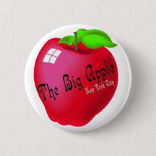 The Big Apple 6 Cm Round Badge