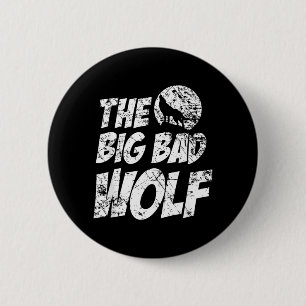 The Big Bad Wolf Shirt Funny Cute Halloween 6 Cm Round Badge