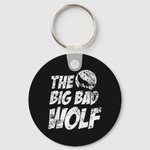 The Big Bad Wolf Shirt Funny Cute Halloween Key Ring