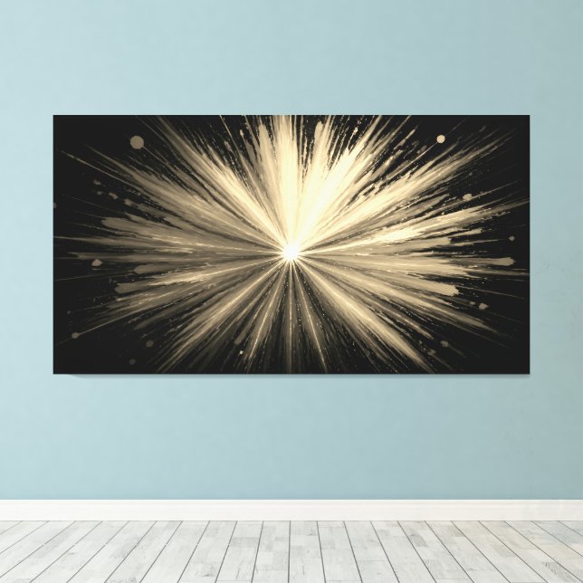 The Big Bang  Canvas Print (Insitu(Wood Floor))
