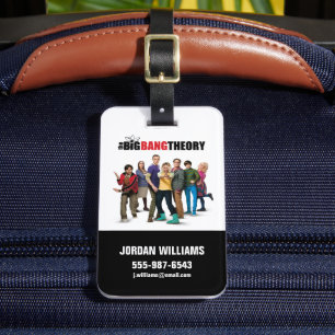 The Big Bang Theory Characters Luggage Tag