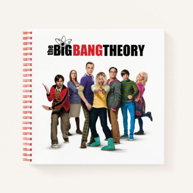 The Big Bang Theory Characters Notebook (Front)