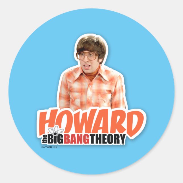 The Big Bang Theory | Howard Classic Round Sticker (Front)