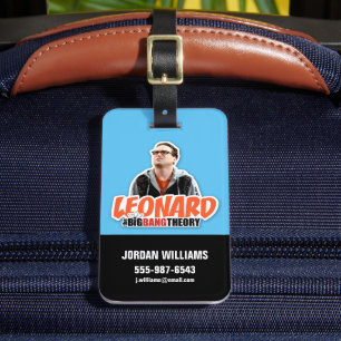 The Big Bang Theory Leonard Luggage Tag