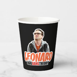 The Big Bang Theory Leonard Paper Cups