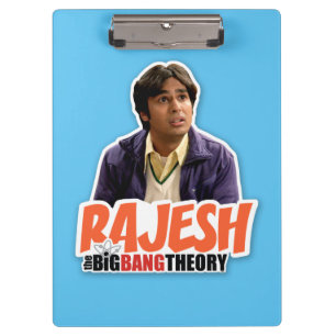 The Big Bang Theory Rajesh Clipboard