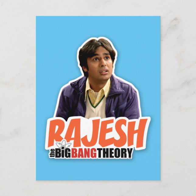 The Big Bang Theory | Rajesh Postcard (Front)