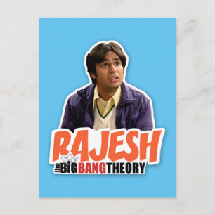 The Big Bang Theory   Rajesh Postcard