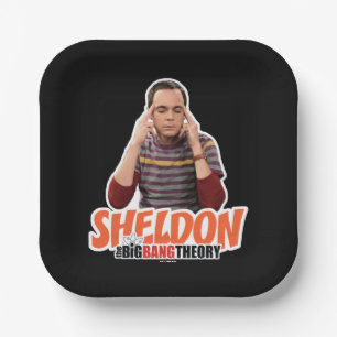 The Big Bang Theory Sheldon Paper Plate