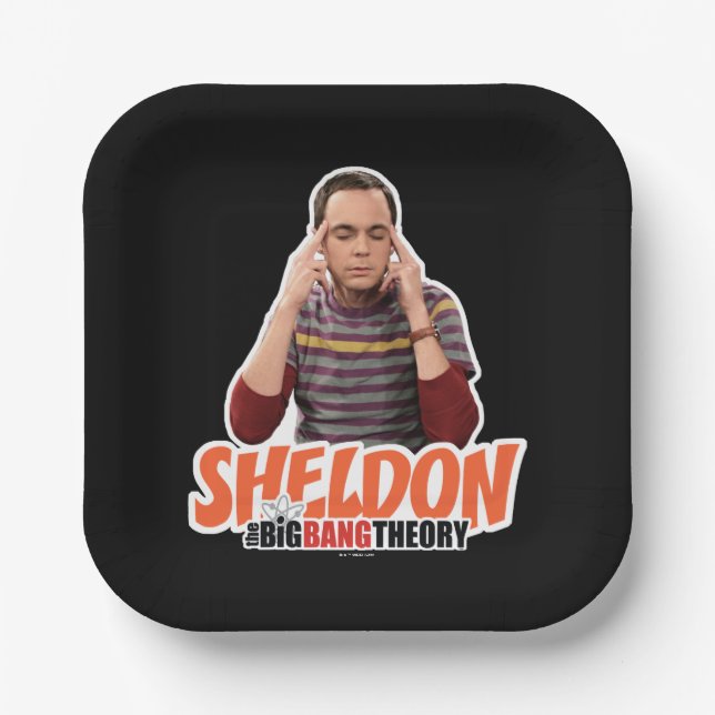 The Big Bang Theory | Sheldon Paper Plate (Front)