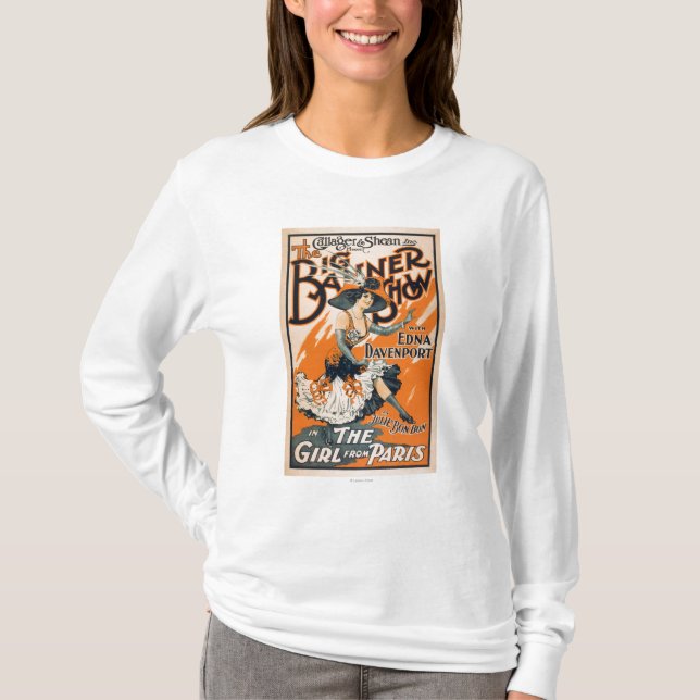 The Big Banner Show "The girl from Paris" T-Shirt (Front)