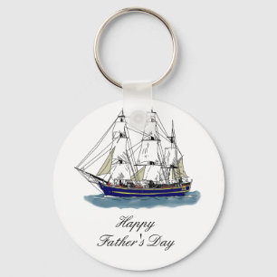 The Big Blue – Tall Ship Key Ring
