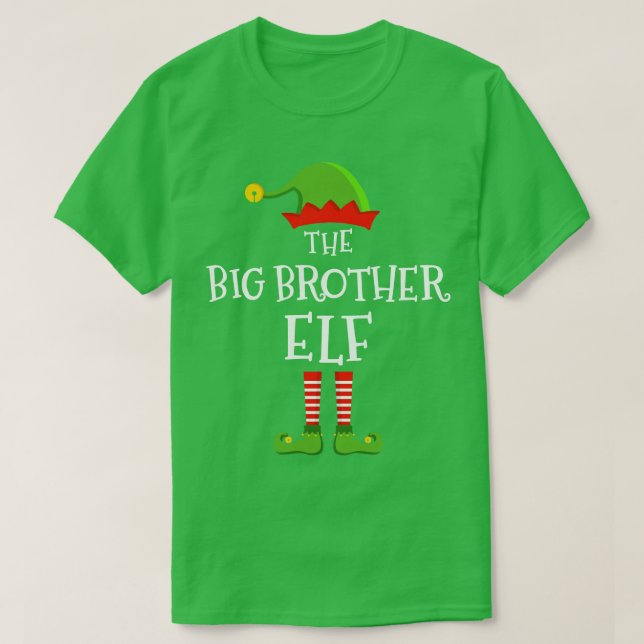 The big brother funny christmas matching family pa T-Shirt (Design Front)