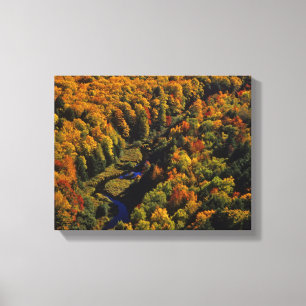 The Big Carp River in autumn at Porcupine Canvas Print