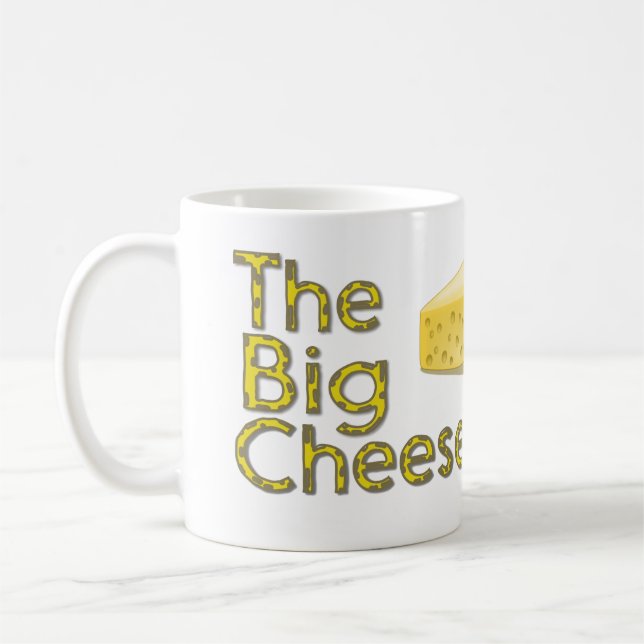 The Big Cheese Coffee Mug (Left)