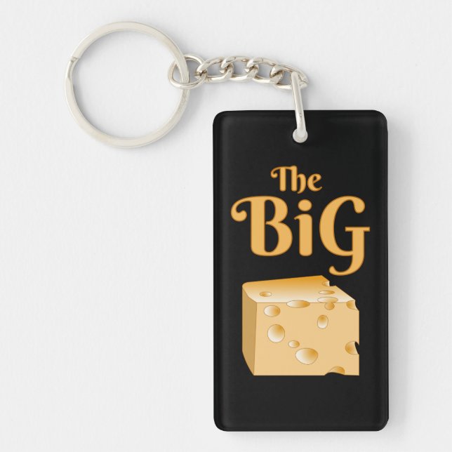 The Big Cheese Key Ring (Front)