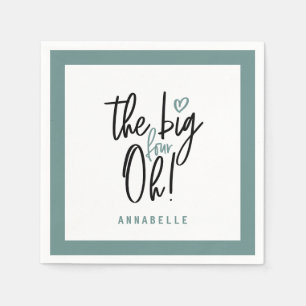 The big four oh! 40th birthday party favour decor napkin