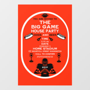The Big Game Football House Party