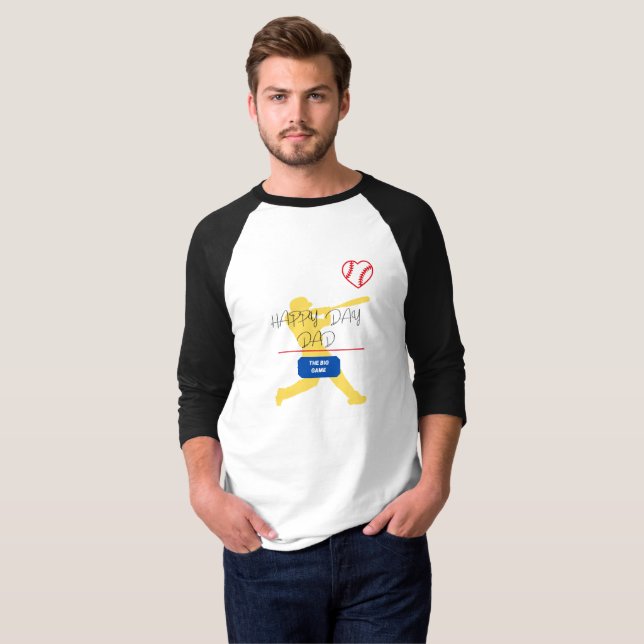 The Big Game Gift for Dad Baseball T-Shirt (Front Full)