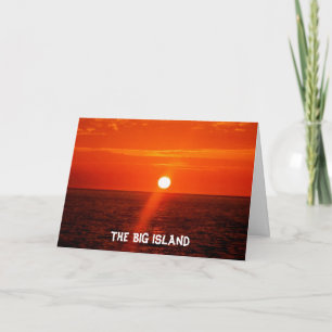 The BIG Island - Hawaii Holiday Card