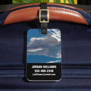 The Big Island Of Hawaii And Its Mountains Luggage Tag