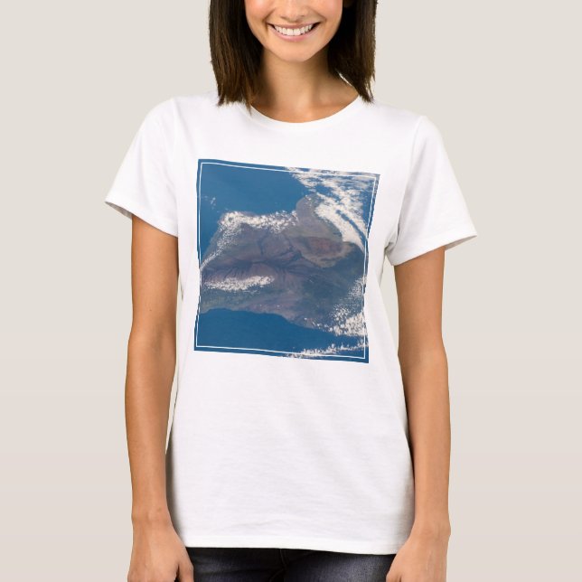 The Big Island Of Hawaii And Its Mountains T-Shirt (Front)