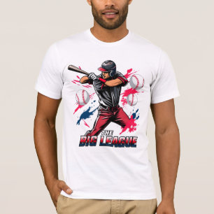 "The Big League" Dynamic Baseball Batter Action T-Shirt