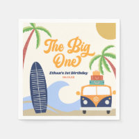 The Big One Beach Surf Blue 1st Birthday Party