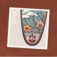 The Big One Hawaiian Surf First Birthday Custom